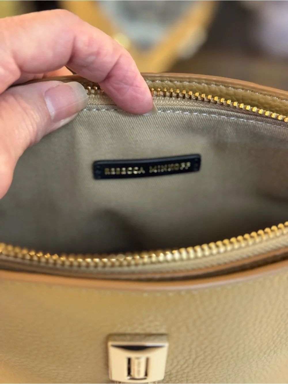 🤎 NEW REBECCA MINKOFF, DARREN TAN, LEATHER CROSSBODY BAG!